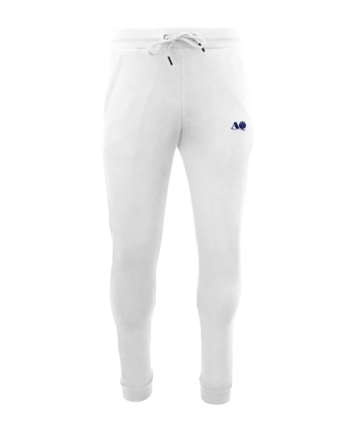 

Хлопковые спортивные штаны с эластичным поясом Aquascutum, белый