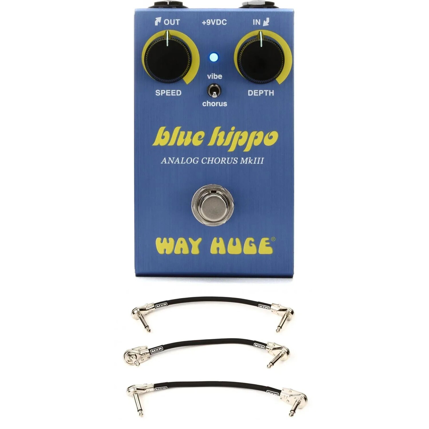 

Аналоговый хорус Way Huge Smalls Blue Hippo с 3 патч-кабелями