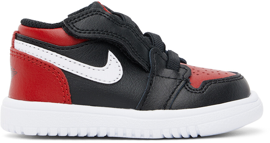 

Детские черно-красные кроссовки Jordan 1 Low Alt черный/белый/красный для спортзала США Nike Jordan