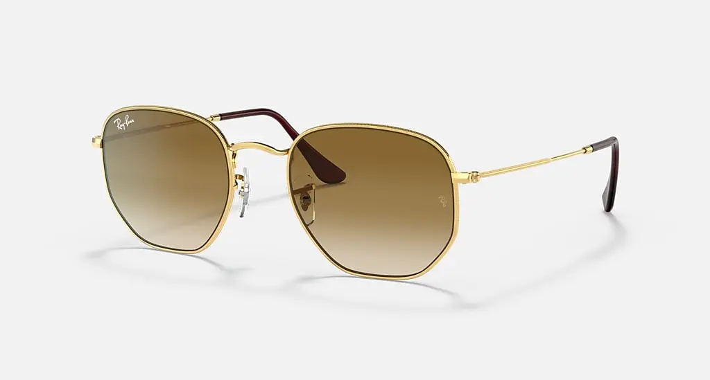 

Солнцезащитные очки Ray-Ban HEXAGONAL, светло-коричневый градиент
