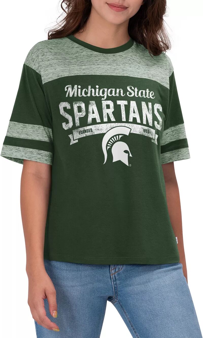 Зеленая женская футболка Touch by Alyssa Milano Michigan State Spartans All Star
