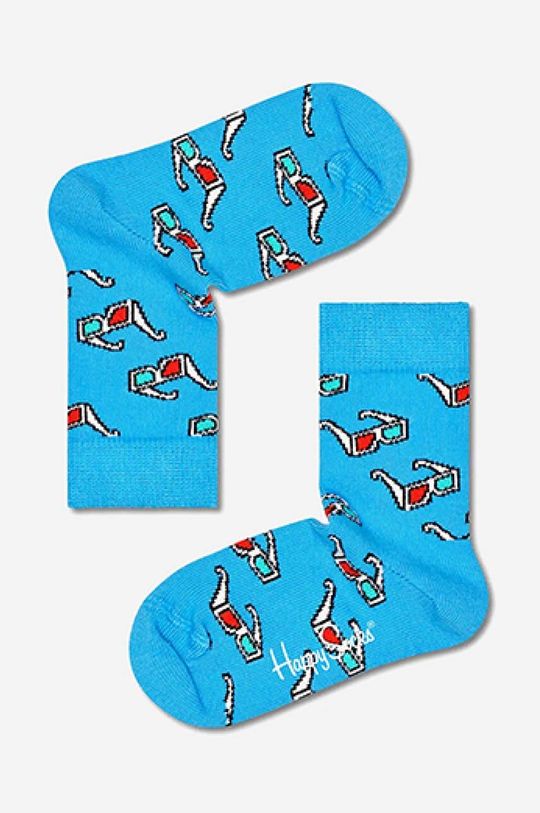 Детские носки с 3D очками Happy Socks, синий