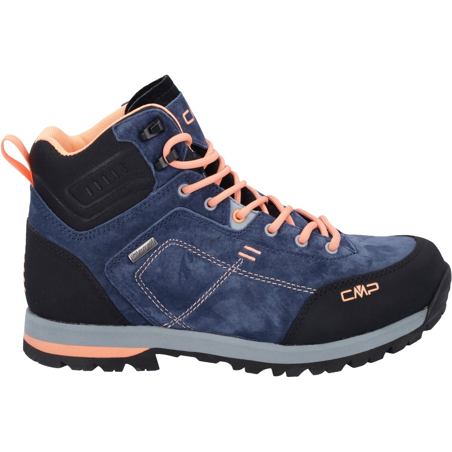

Походная обувь cmp ALCOR 2.0 MID WP, цвет blue ink-sunrise
