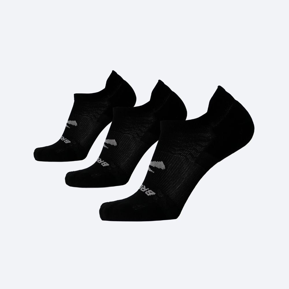 

Носки Brooks 280493 no show 3 шт, черный