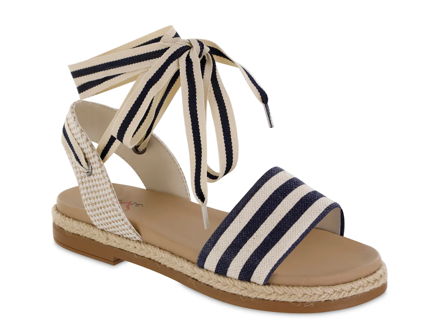 

Сандалии Kenny Espadrille Sandal Mia Amore, цвет navy_naturalbeigestripeprint