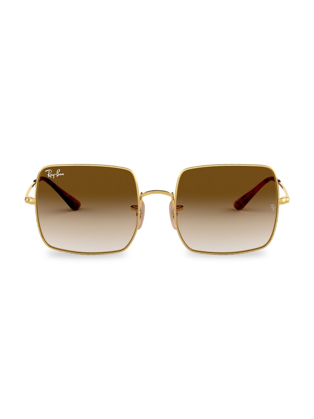 Квадратные солнцезащитные очки-авиаторы RB1971 54 мм Ray-Ban, золотой цена и фото