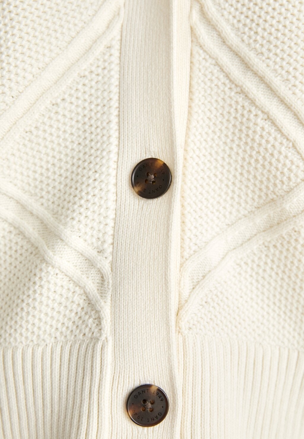 

Кардиган TEXTURE CARDIGAN GANT, цвет Cream