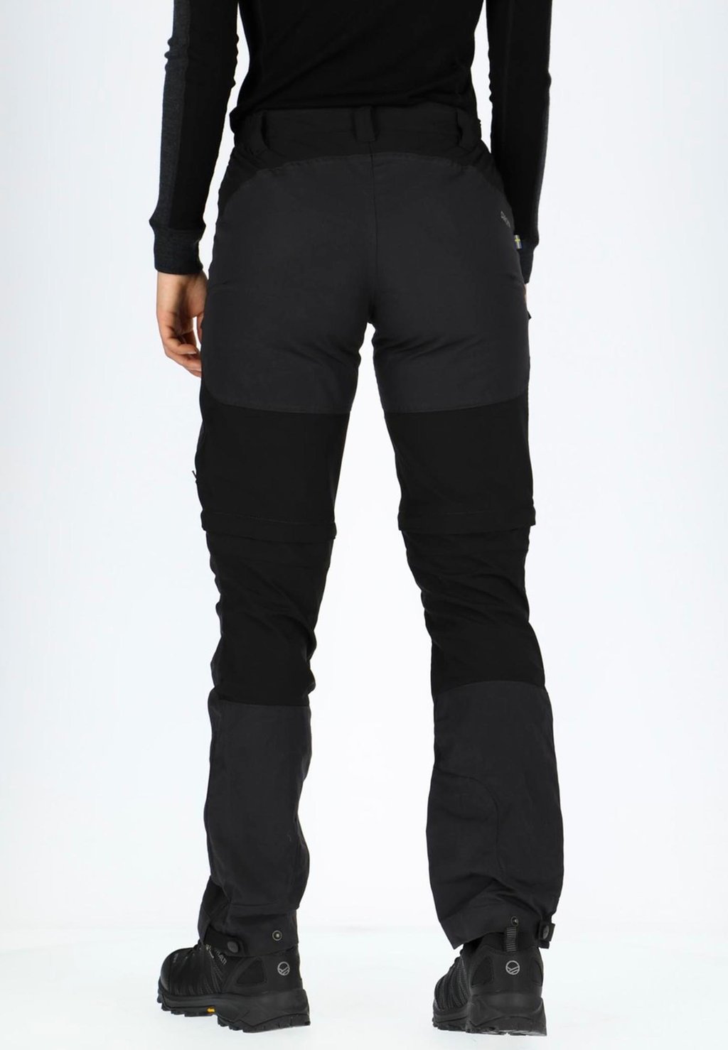 Уличные брюки NORDKAP ZIP OFF Swedemount, цвет charcoal black