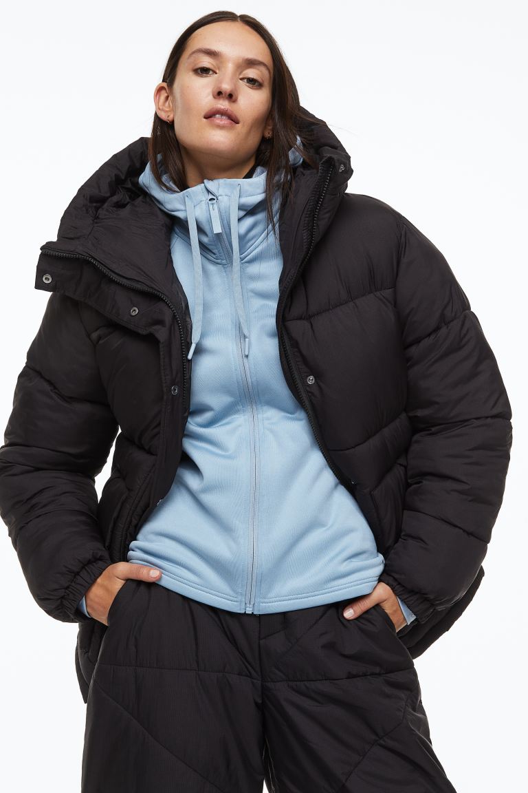 Утепленная куртка-пуховик H&M цена и фото