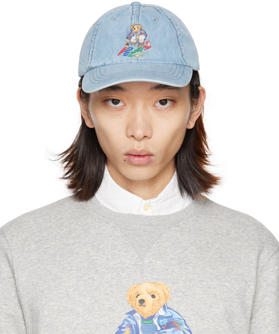 

Синяя джинсовая бейсболка Polo Bear Polo Ralph Lauren