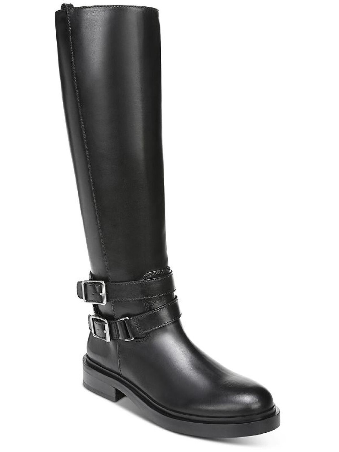 

Женские кожаные высокие сапоги до колена Freda Sam Edelman, цвет Black Leather