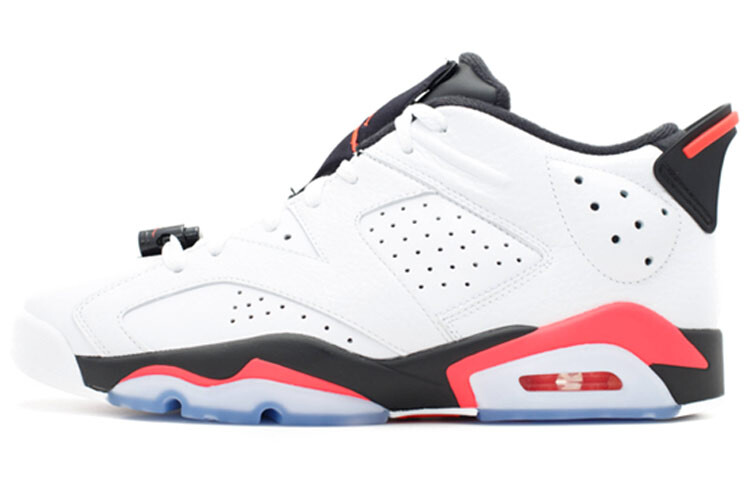 

Jordan 6 Retro Low Infrared, белые
