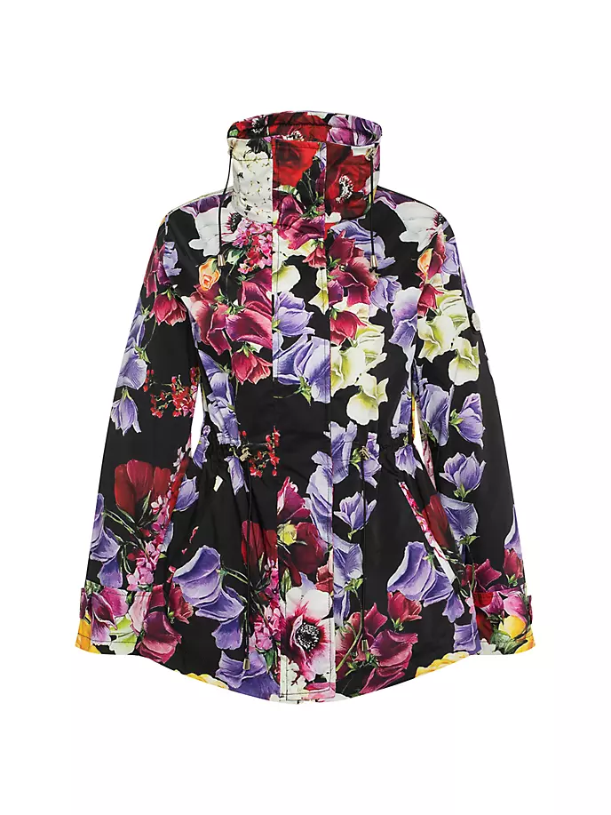 

Куртка на молнии с узором Gorski, цвет pink floral