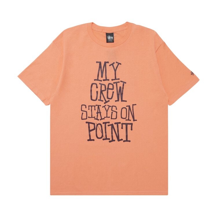 

Футболка Stussy My Crew 'Pale Red', красный