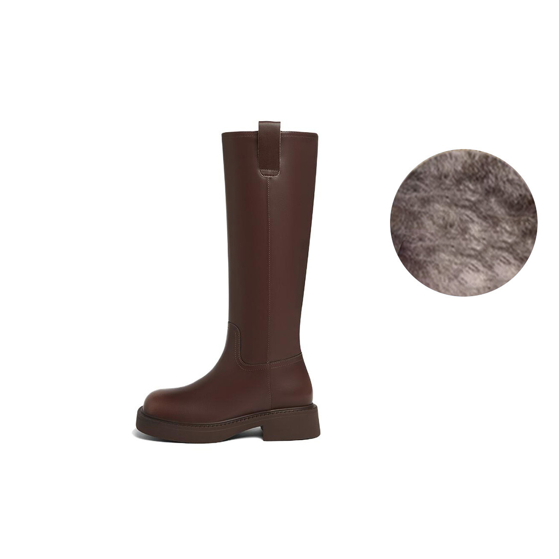 

Сапоги женские Basto, цвет Brown velvet