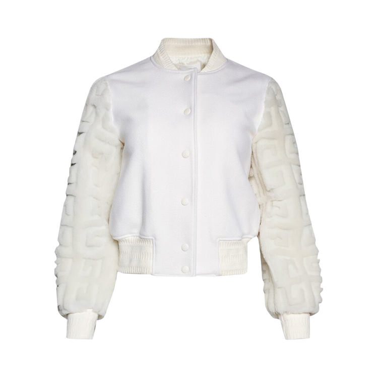 Куртка Givenchy Cropped Varsity 'White', белый рубашка givenchy cropped white белый