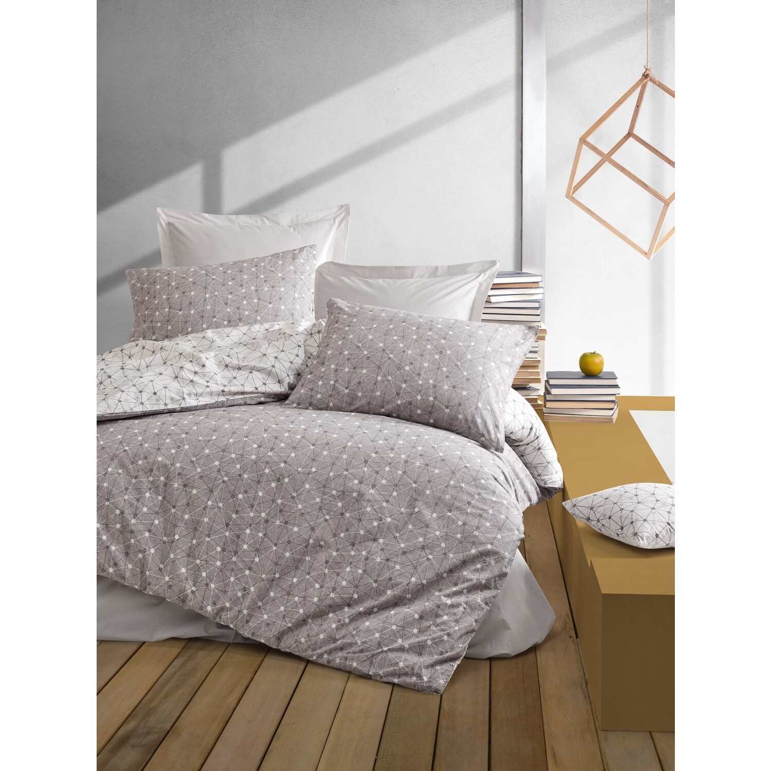 

Комплект постельного белья Cotton Box Minimal Ranforce для одного пододеяльника - пестрый