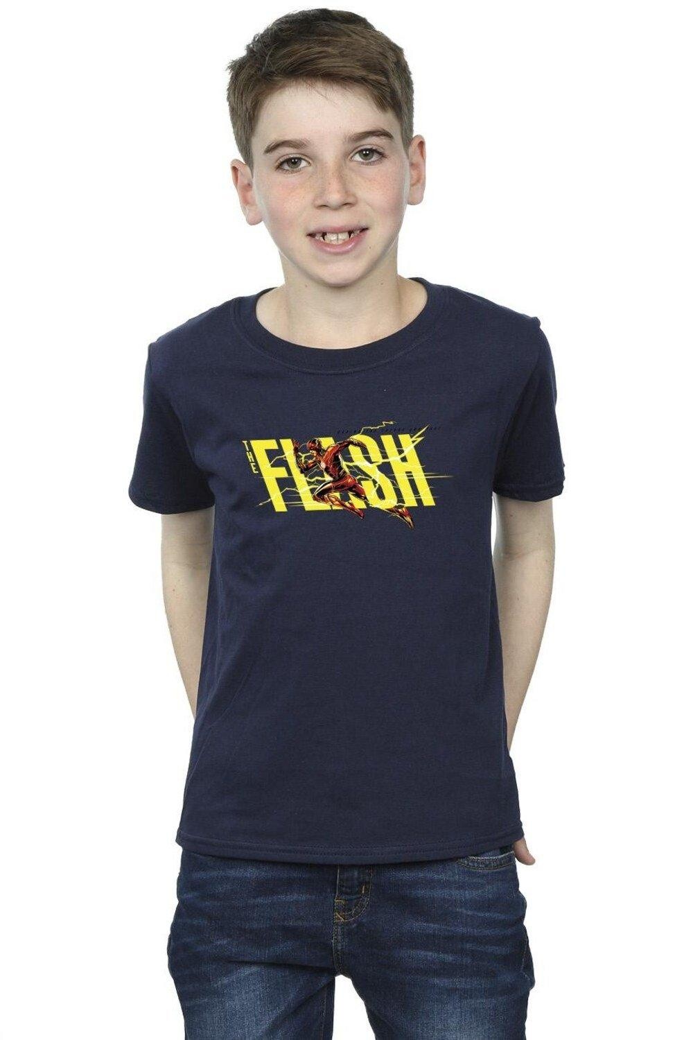 

Футболка Flash Lightning Dash DC Comics, темно-синий