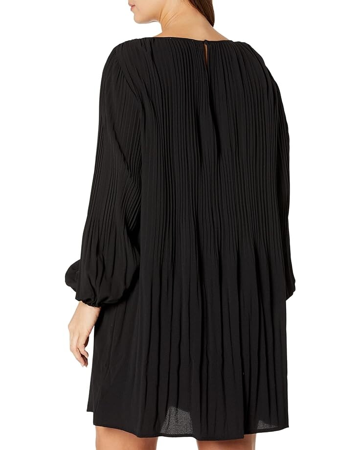 

Платье Michael Kors Petite Pleat Release Mini Dress, черный