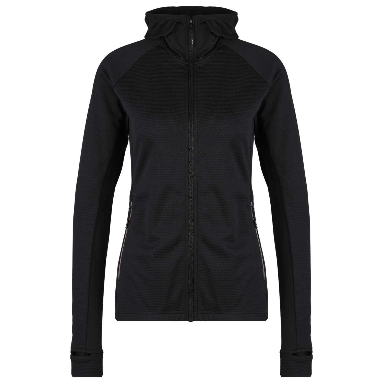 

Флисовая жилетка Stoic Women's PaukiSt Waffle Fleece Hoody, черный