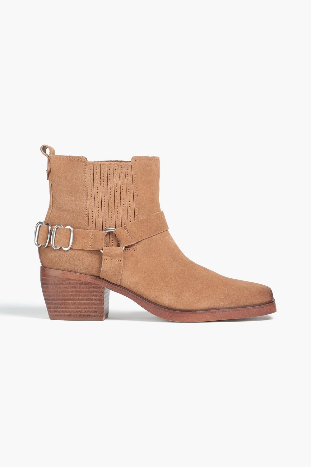 

Замшевые ботильоны Bellamie SAM EDELMAN, кэмел