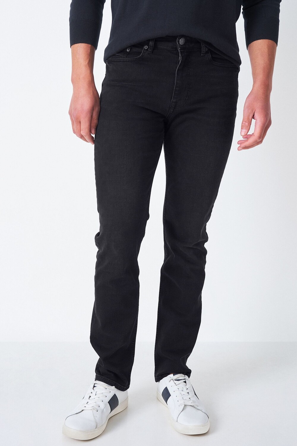 

Черные прямые джинсы Parker Parker Crew Clothing Company, черный