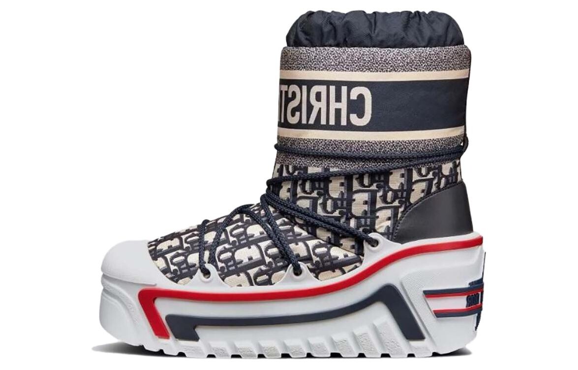 

Зимние ботинки Dior Wmns Dioralps с принтом, темно-синие