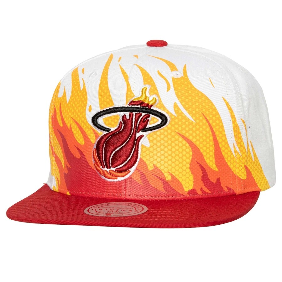 

Бейсболка Mitchell & Ness Miami Heat, белый