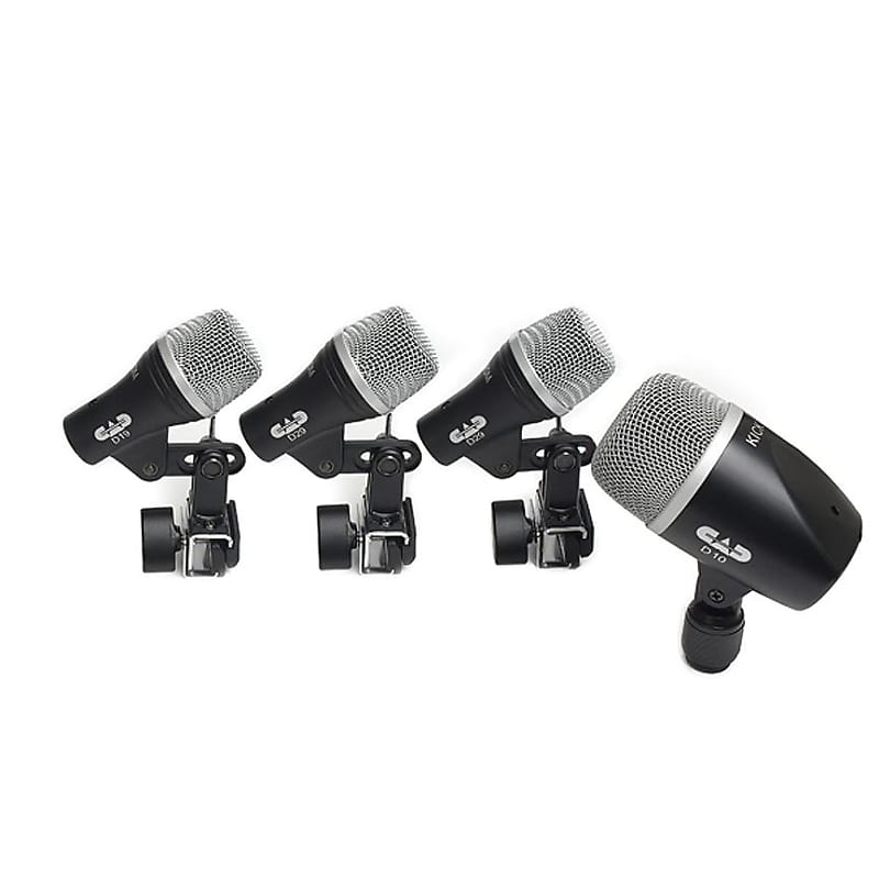 цена Комплект микрофонов CAD Stage4 4pc Drum Microphone Pack
