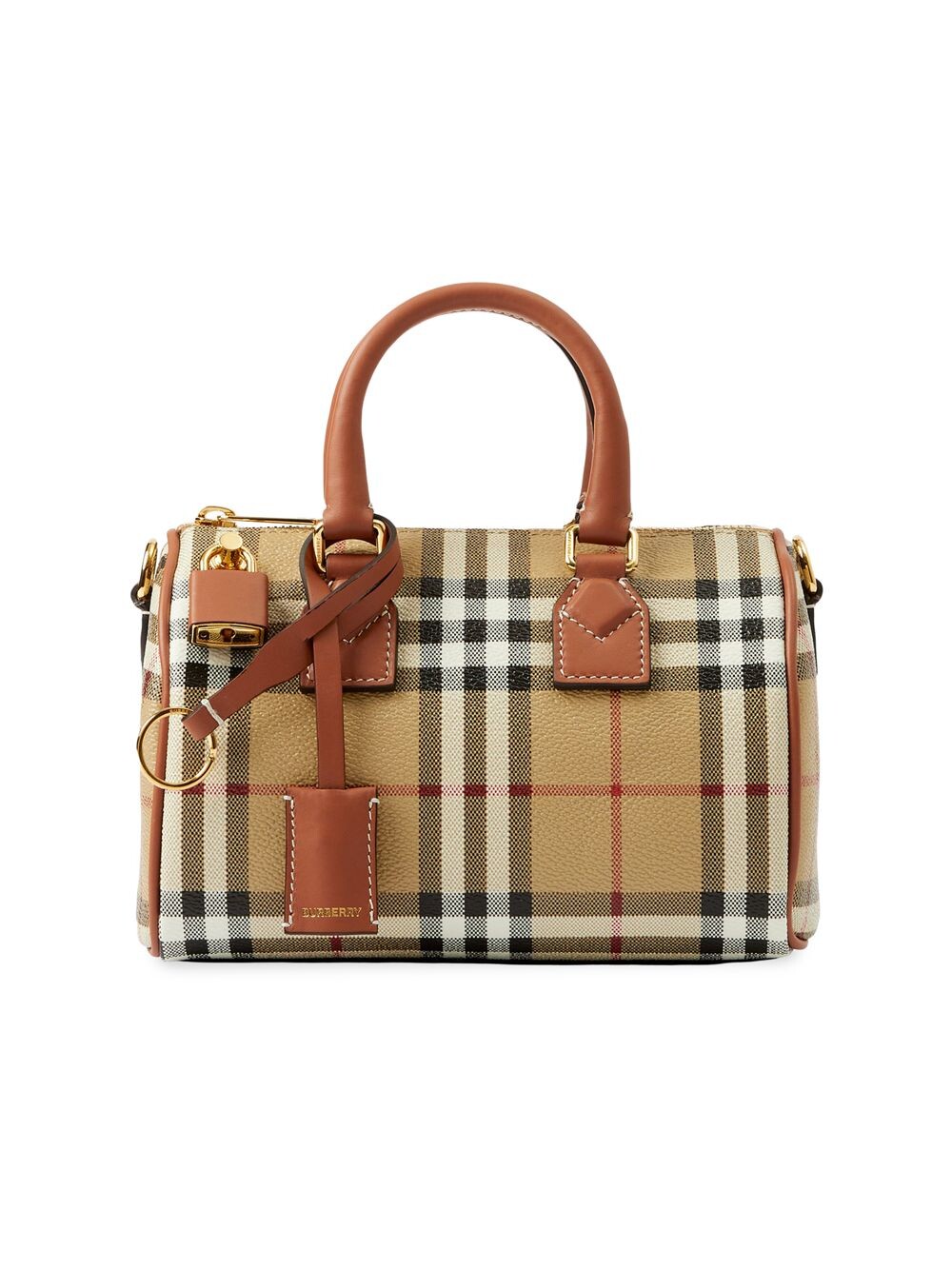 

Мини-сумка для боулинга в клетку Burberry