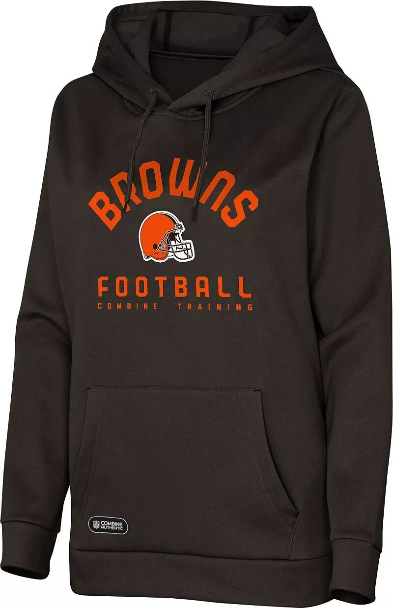 

Женская цветная толстовка Cleveland Browns Game Hype Team Nfl Combine