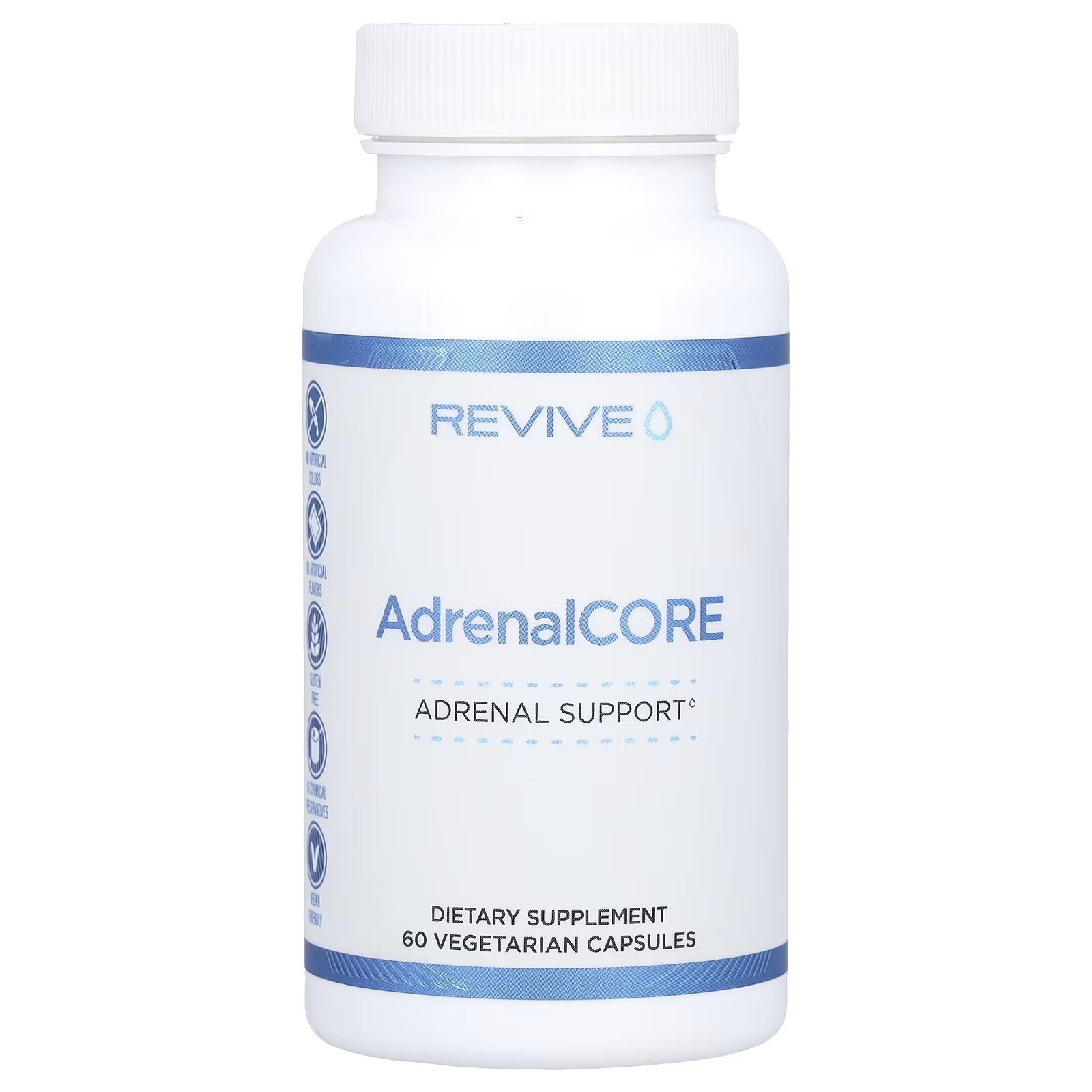 AdrenalCORE 60 вегетарианских капсул Revive revive витамин с 200 вегетарианских капсул