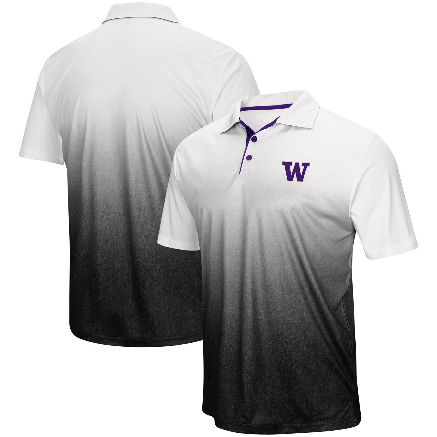 

Мужская футболка-поло Colosseum Grey Washington Huskies Magic Team с логотипом