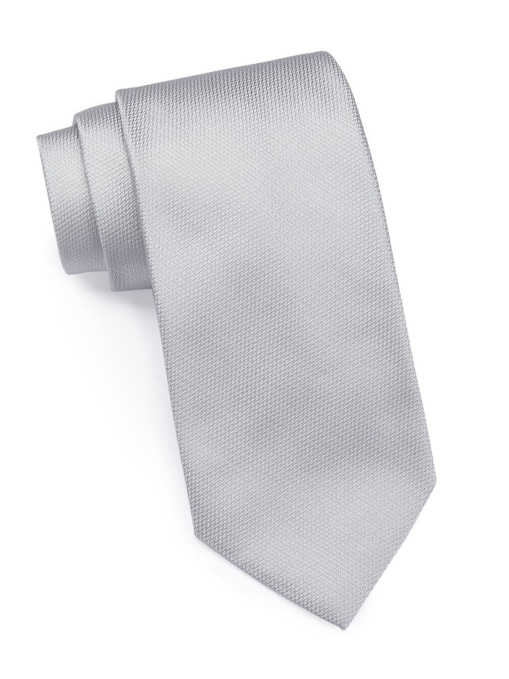 Формальный шелковый галстук Isaia, серый