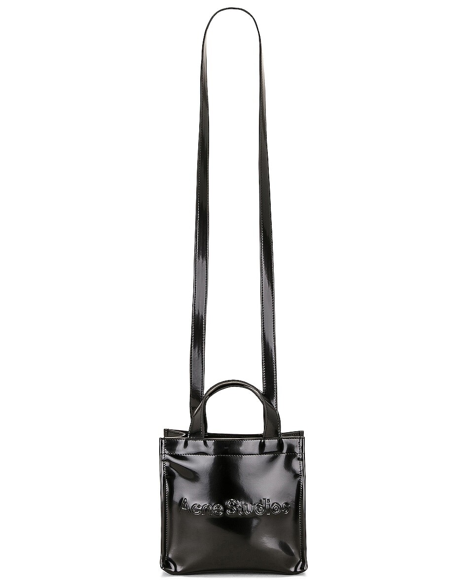 

Сумка кросс-боди Acne Studios Logo Shopper Mini, черный