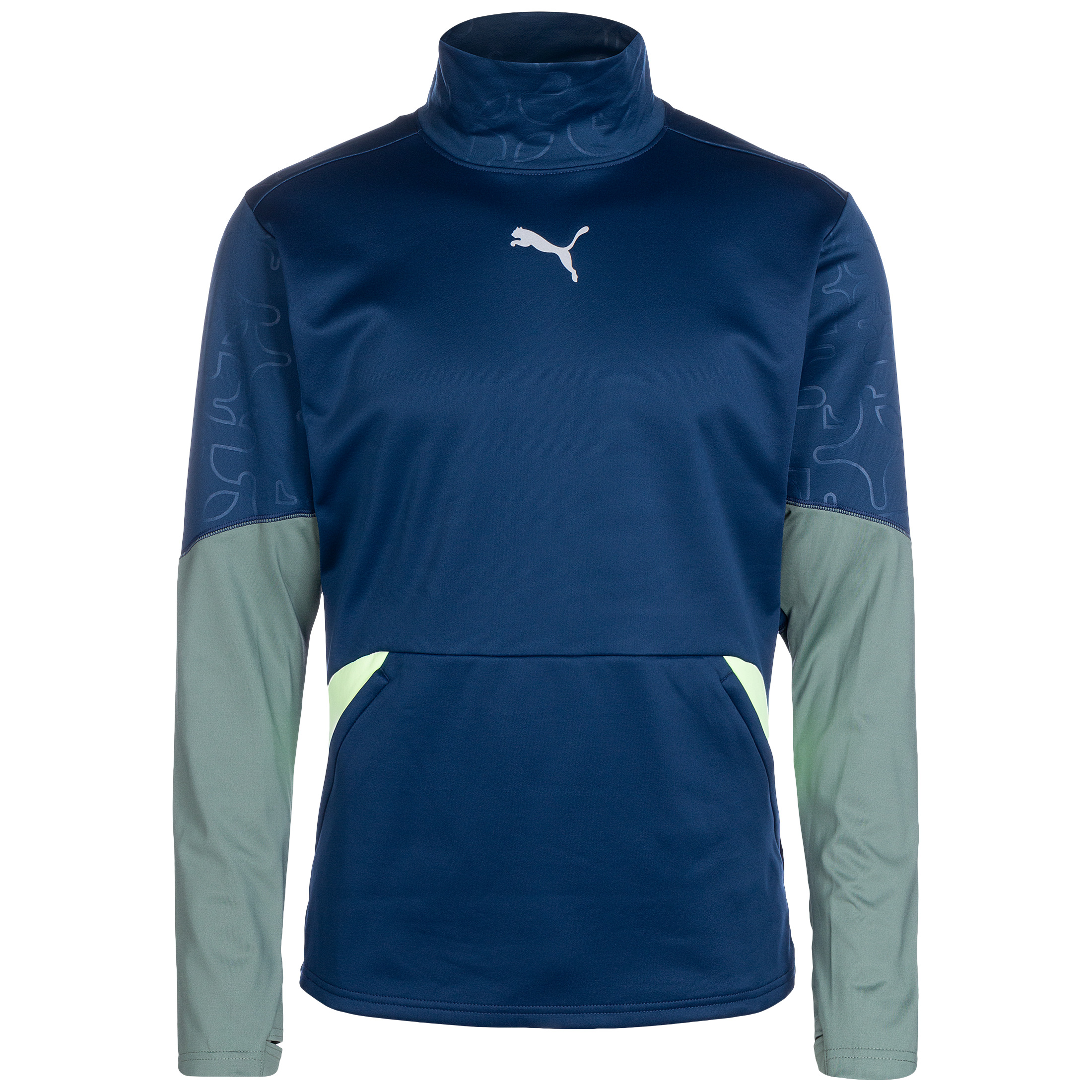 

Лонгслив Puma Trainingstop Individual Winterized, синий