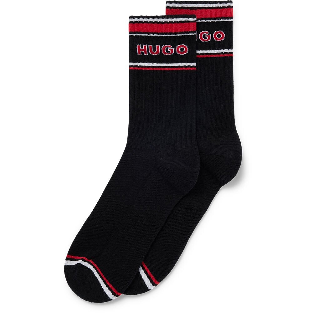 

Носки HUGO Qs Varsity Cc 10249500 01 2 шт, черный