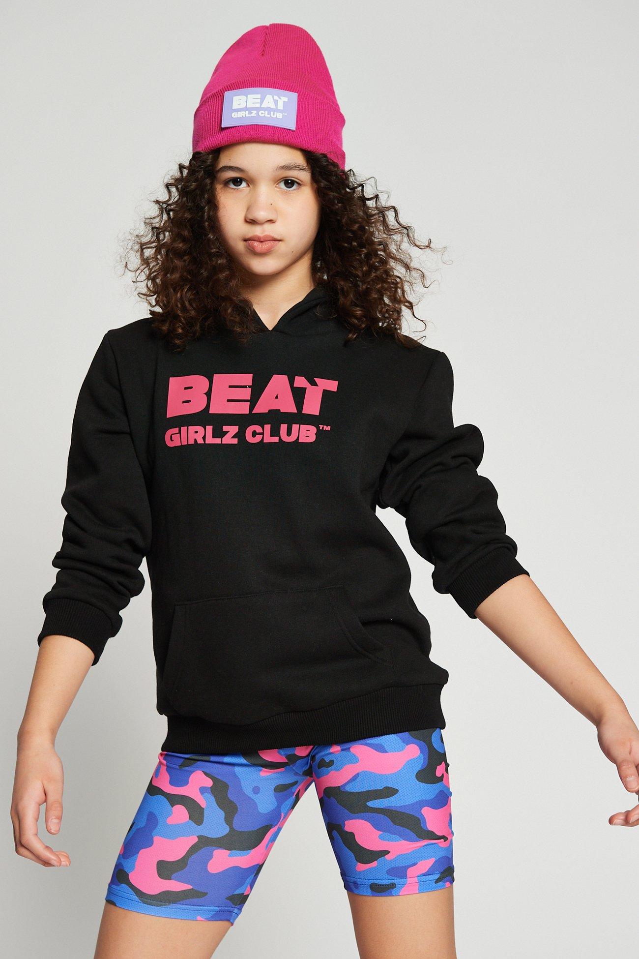 Худи с логотипом Aerial Beat Girlz Club, черный
