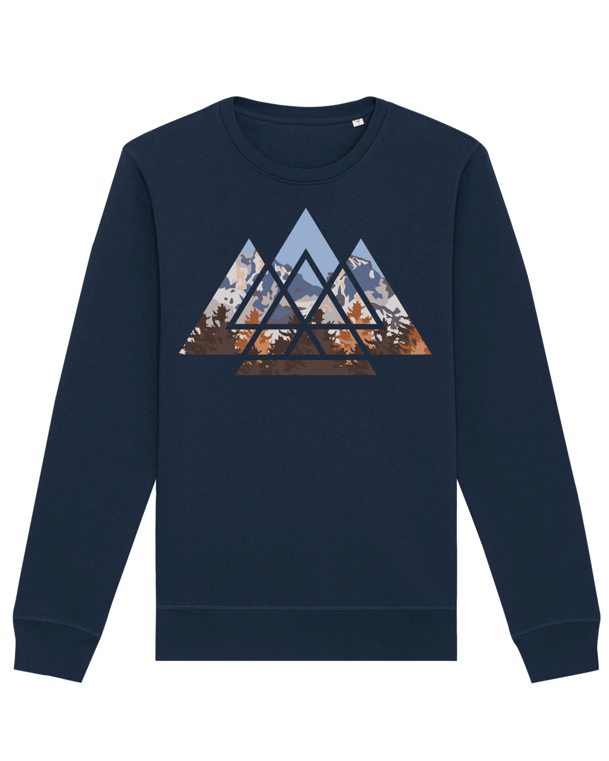 

Толстовка wat Apparel Geometric landscape, темно-синий