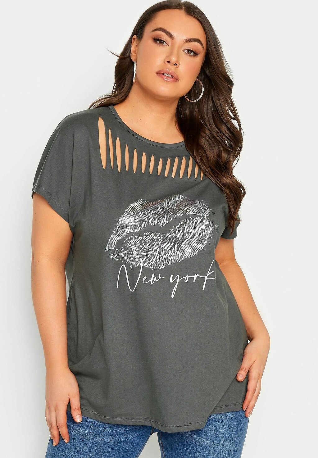 

Футболка с принтом Yours Clothing