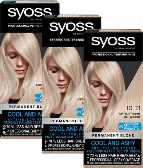 

3X осветляющая краска для волос Arctic Blonde, Syoss