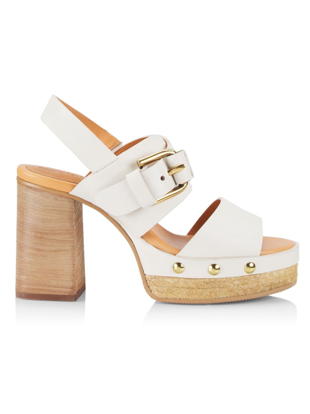 

Кожаные сандалии на платформе с пряжками Joline See by Chloé