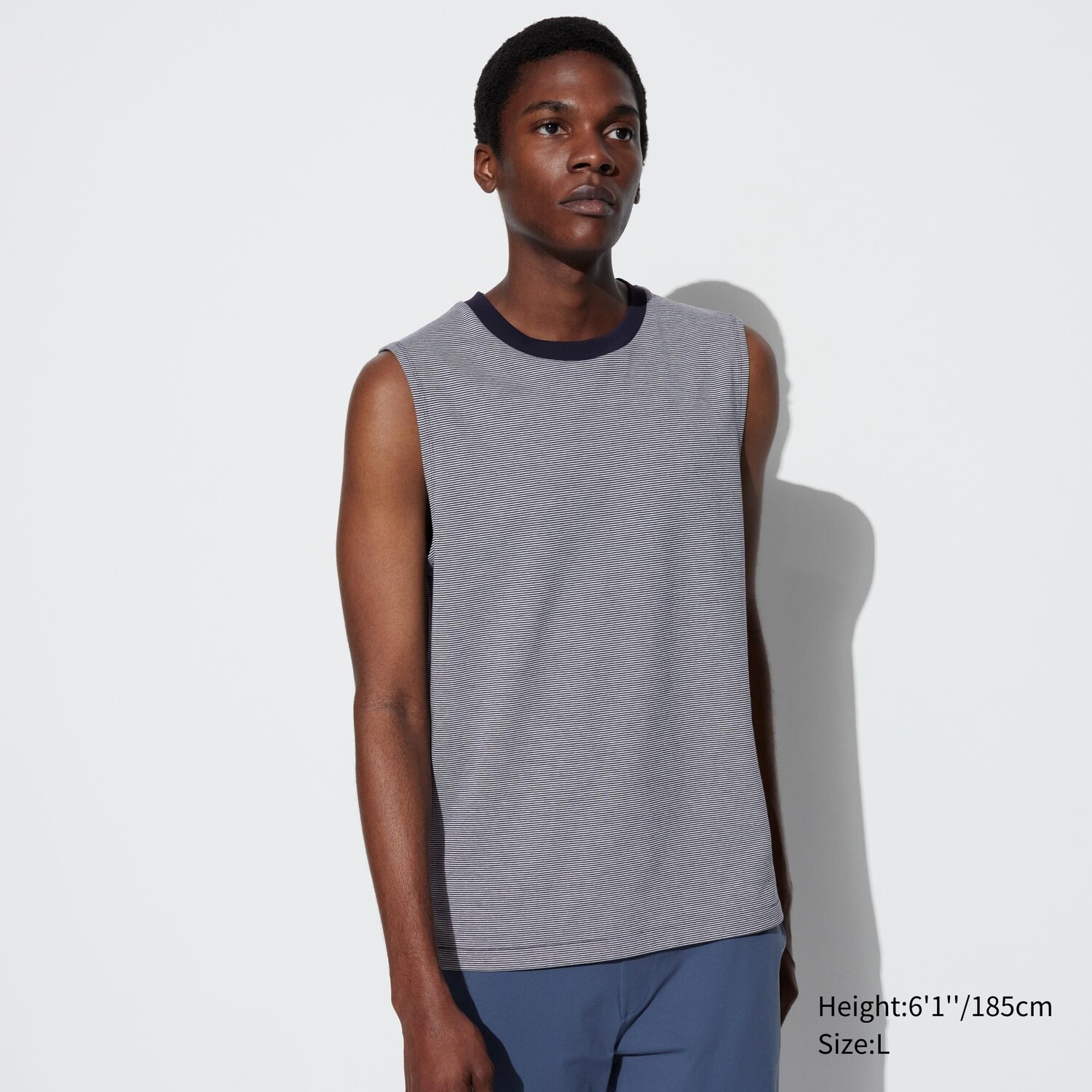 

Футболка Uniqlo Airism без рукавов, молочный