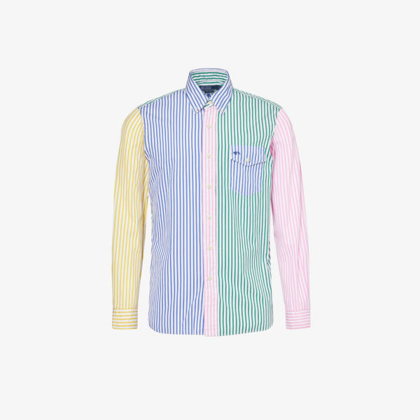 Рубашка из хлопка с забавной фирменной вышивкой Polo Ralph Lauren, цвет 4701 funshirt