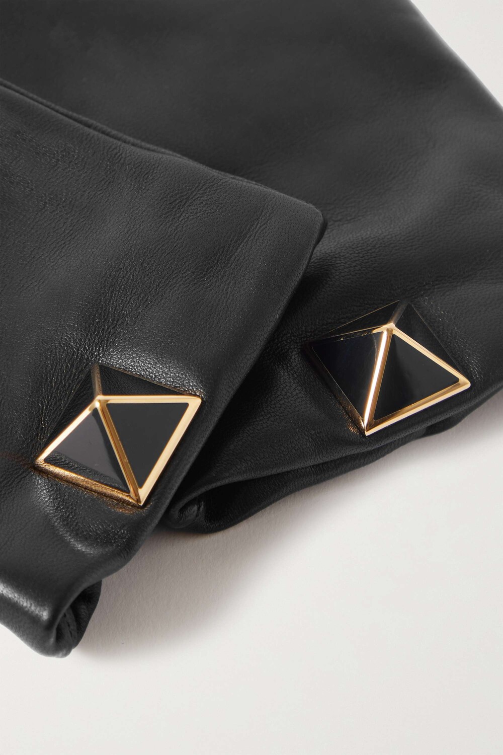 

VALENTINO GARAVANI Кожаные перчатки Rockstud, черный
