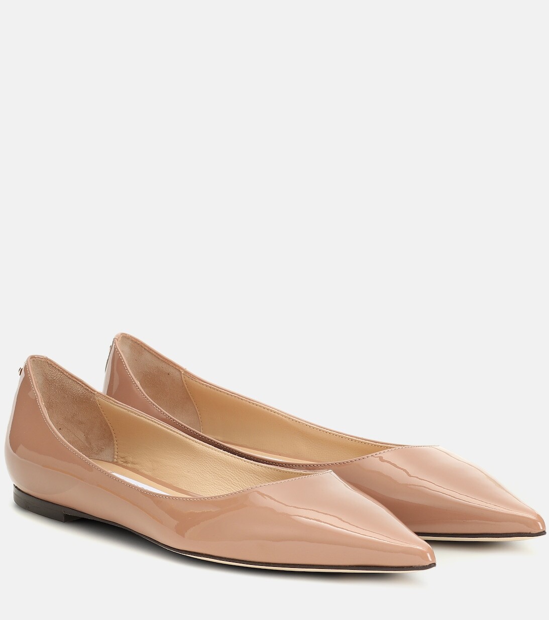 

Лакированные балетки Love Jimmy Choo, бежевый