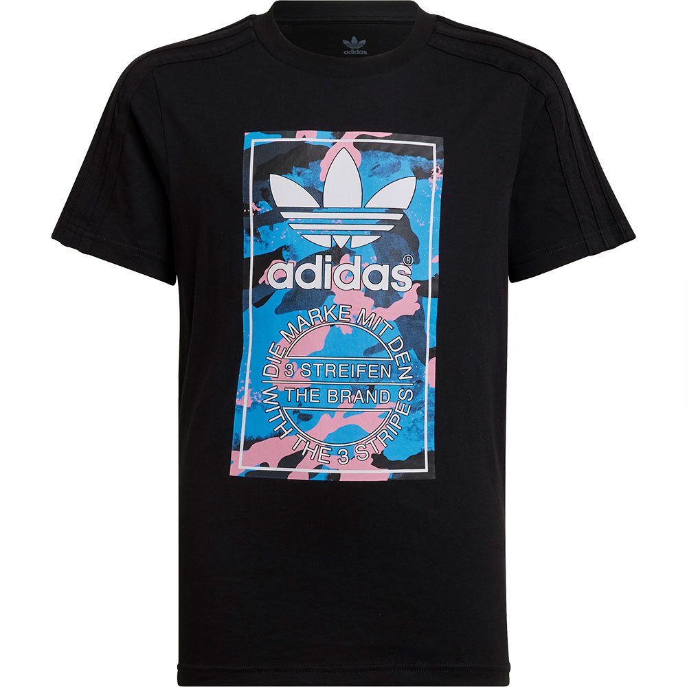 

Футболка с коротким рукавом adidas Originals Camo Graphic, черный