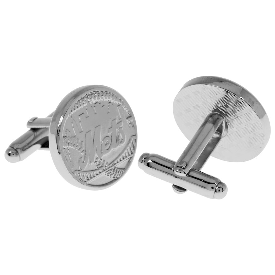

Галстук Cufflinks New York Mets, серебряный