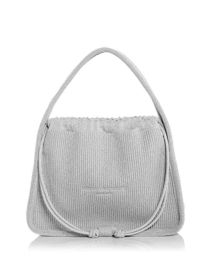 

Металлизированная вязаная сумка Ryan с кулиской Alexander Wang