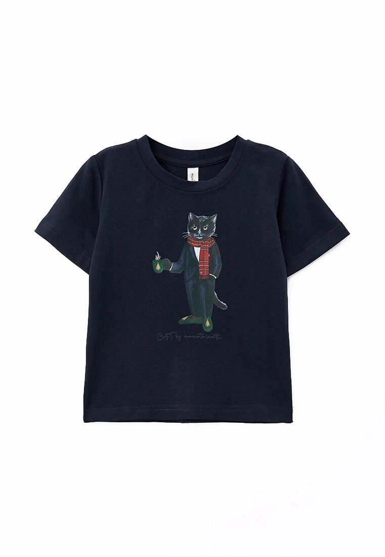 

Футболка с принтом Cat Christmas Manii'ta Lacitta, цвет dark blue